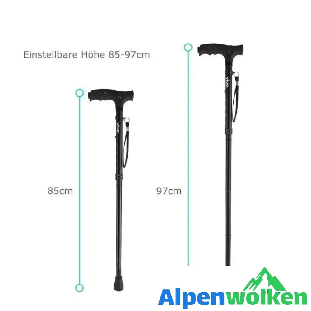 Alpenwolken - Einstellbarer faltbarer LED Stock