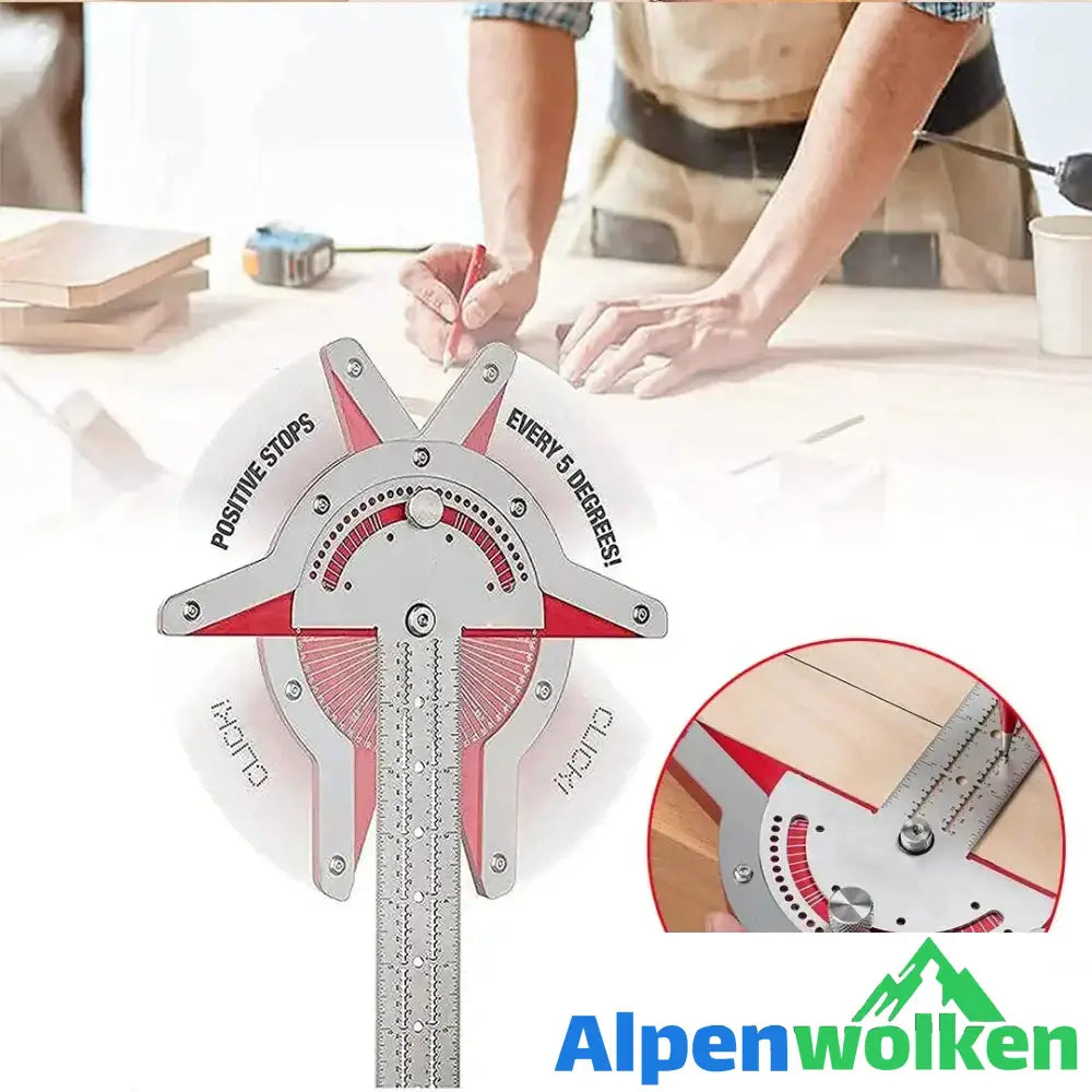 Alpenwolken - Einstellbares Messlineal für die Holzbearbeitung