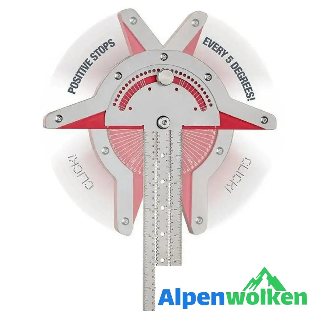 Alpenwolken - Einstellbares Messlineal für die Holzbearbeitung