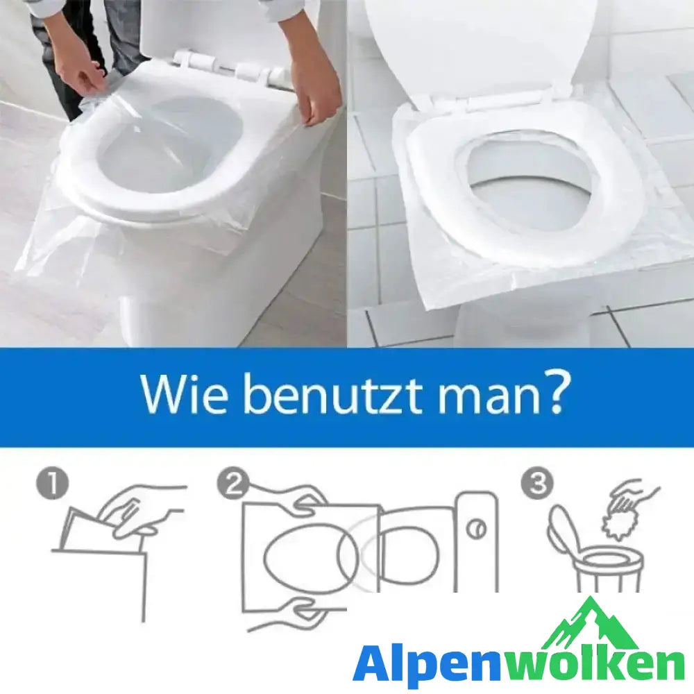 Alpenwolken - Einweg-Toilettensitzabdeckung (50 Stücke)