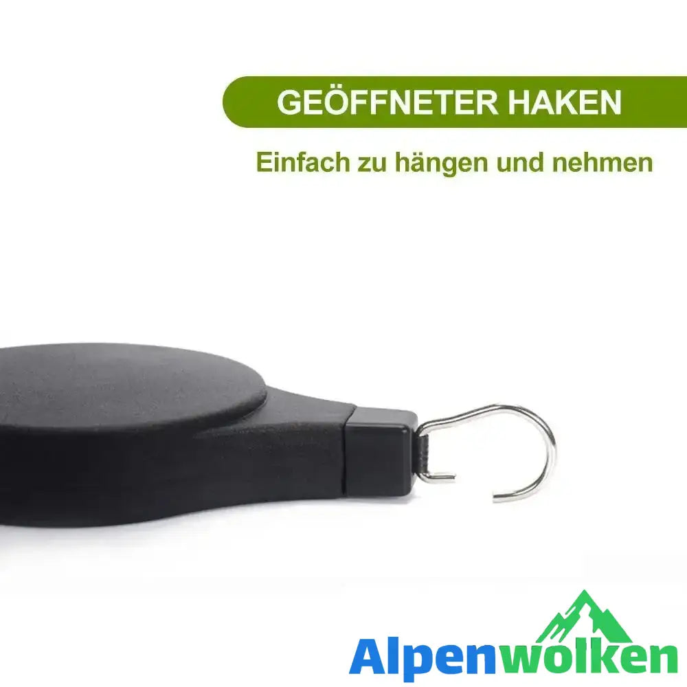 Alpenwolken - Einziehbarer Haken, Pflanze Seilzug für Garten Töpfe und Vogel-Feeder | selber bauen garten