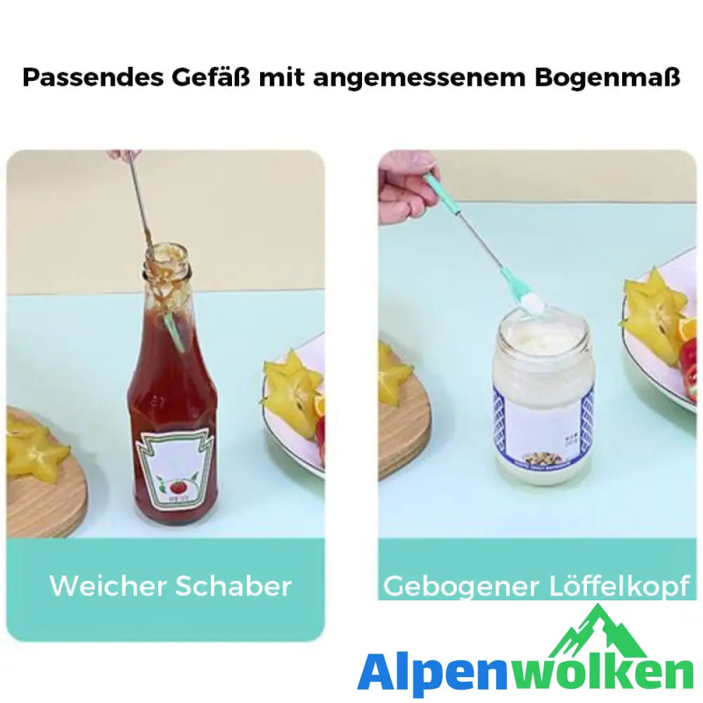 Alpenwolken - 🍴🍰Einziehbarer Mini-Löffel aus Silikon