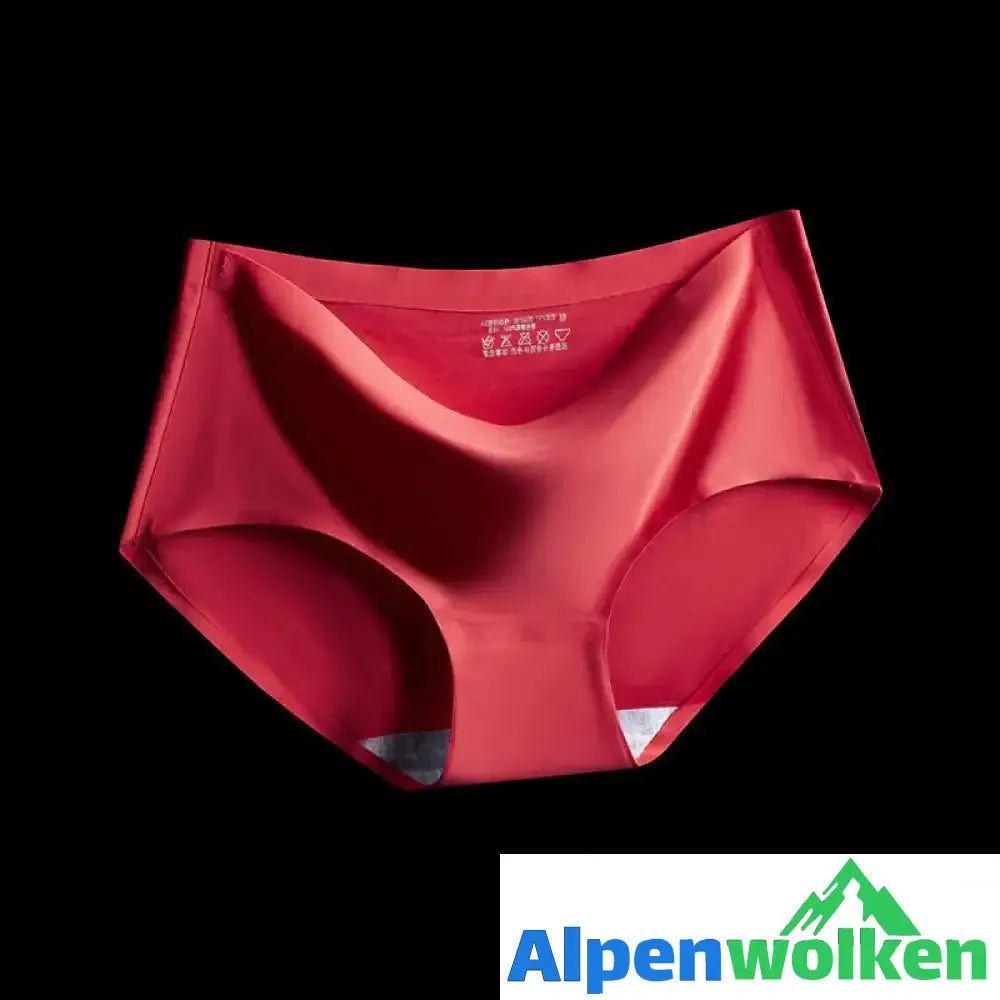 Alpenwolken - Eisseide Höschen für Frauen Rot(3 Paare)