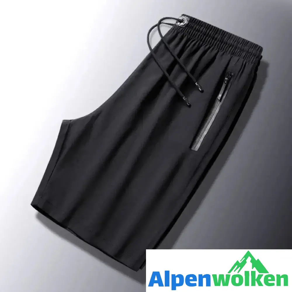 Alpenwolken - Eisseide-Stretch-Shorts für Herren