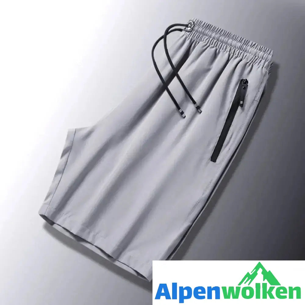 Alpenwolken - Eisseide-Stretch-Shorts für Herren