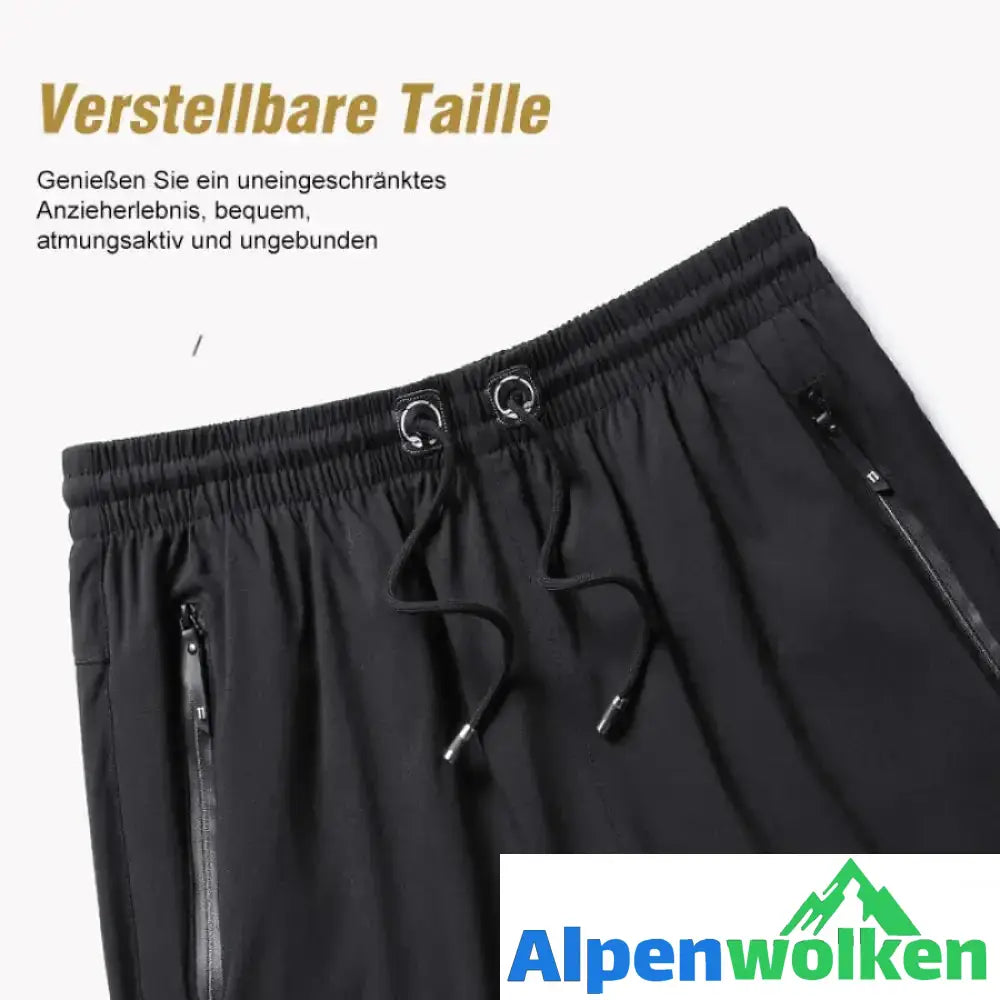 Alpenwolken - Eisseide-Stretch-Shorts für Herren