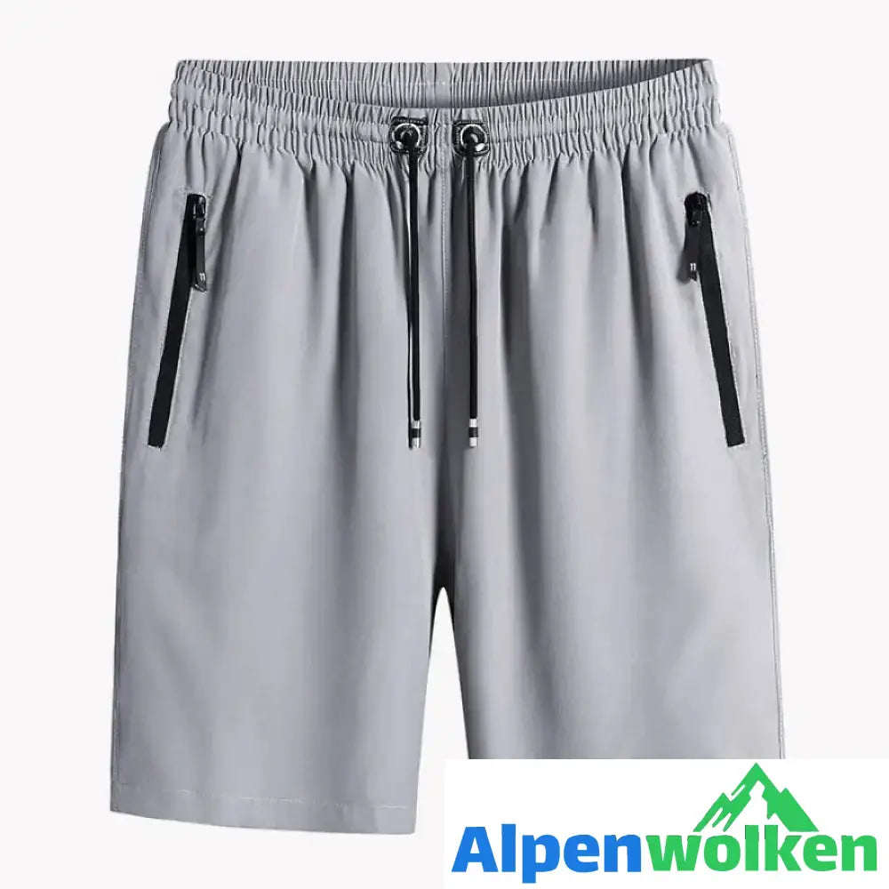 Alpenwolken - Eisseide-Stretch-Shorts für Herren