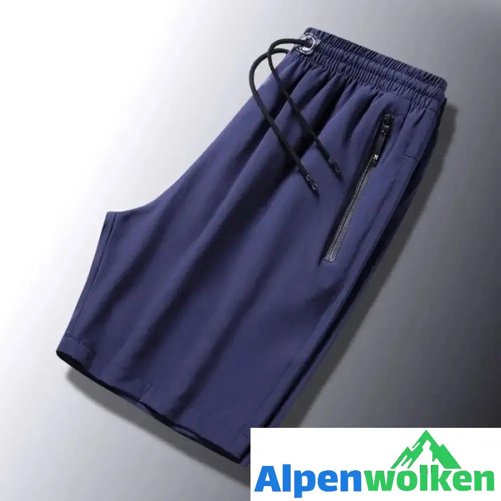 Alpenwolken - Eisseide-Stretch-Shorts für Herren