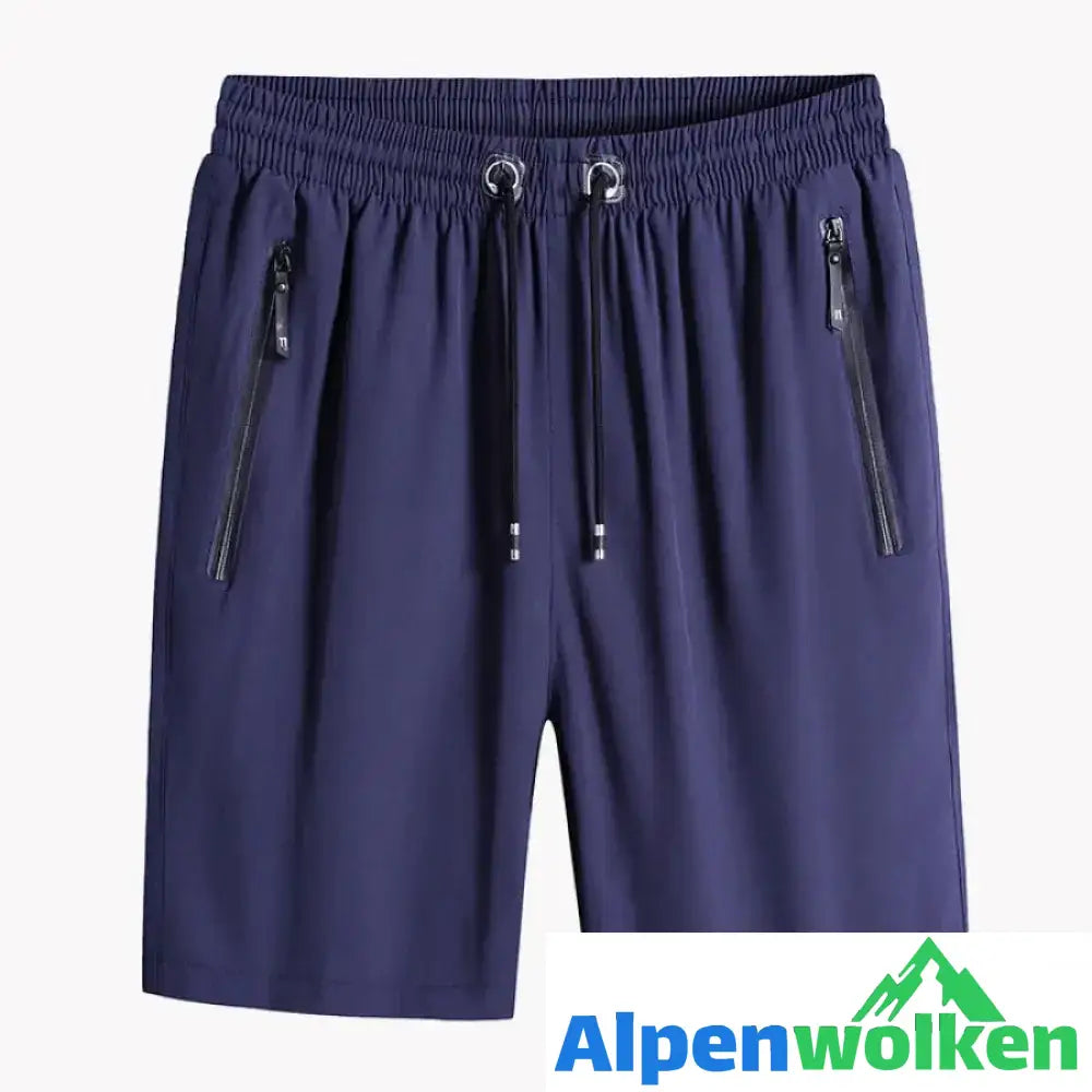 Alpenwolken - Eisseide-Stretch-Shorts für Herren