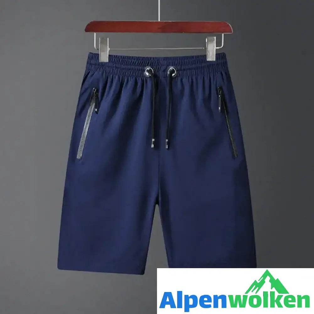 Alpenwolken - Eisseide-Stretch-Shorts für Herren