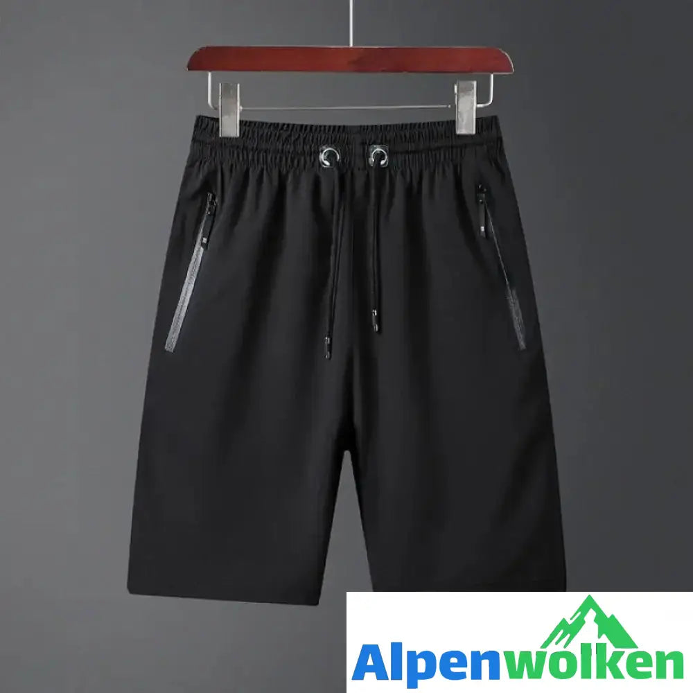 Alpenwolken - Eisseide-Stretch-Shorts für Herren