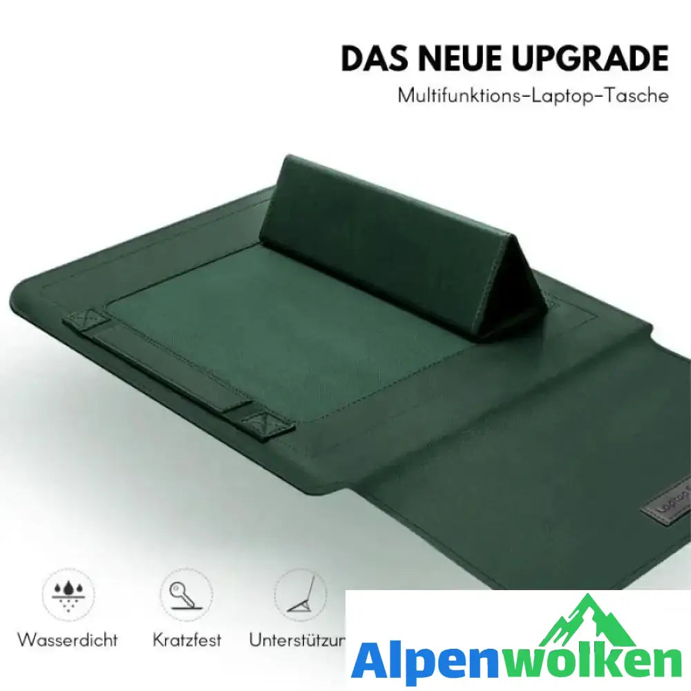 Alpenwolken - Elegante Laptoptasche und multifunktionaler Laptopständer