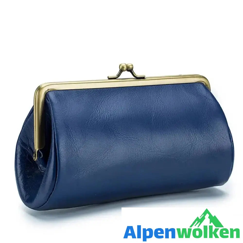 Alpenwolken - Elegantes Party Portemonnaie für Damen blau