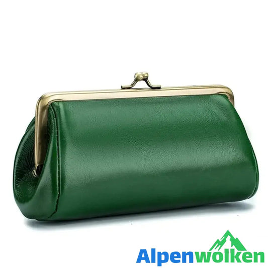 Alpenwolken - Elegantes Party Portemonnaie für Damen grün