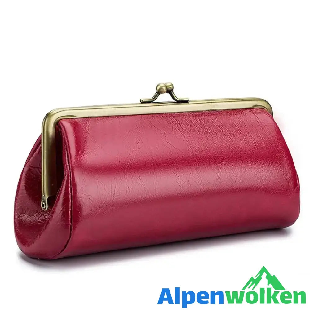 Alpenwolken - Elegantes Party Portemonnaie für Damen rot