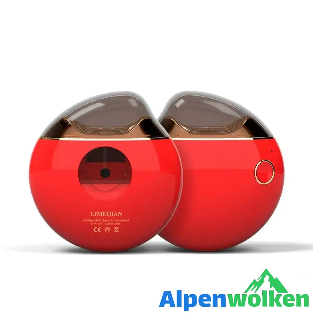 Alpenwolken - Elektrische Automatische Nagelschere rot