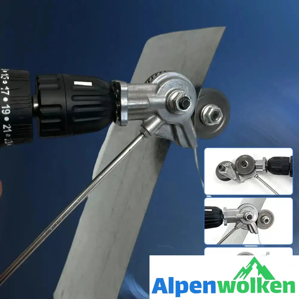 Alpenwolken - Elektrische Bohrmaschine Schere Anbauschneider Nibbler