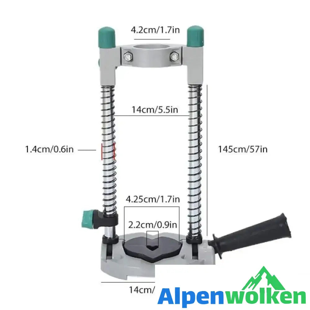 Alpenwolken - Elektrische Bohrständer mit einstellbarer Winkelposition