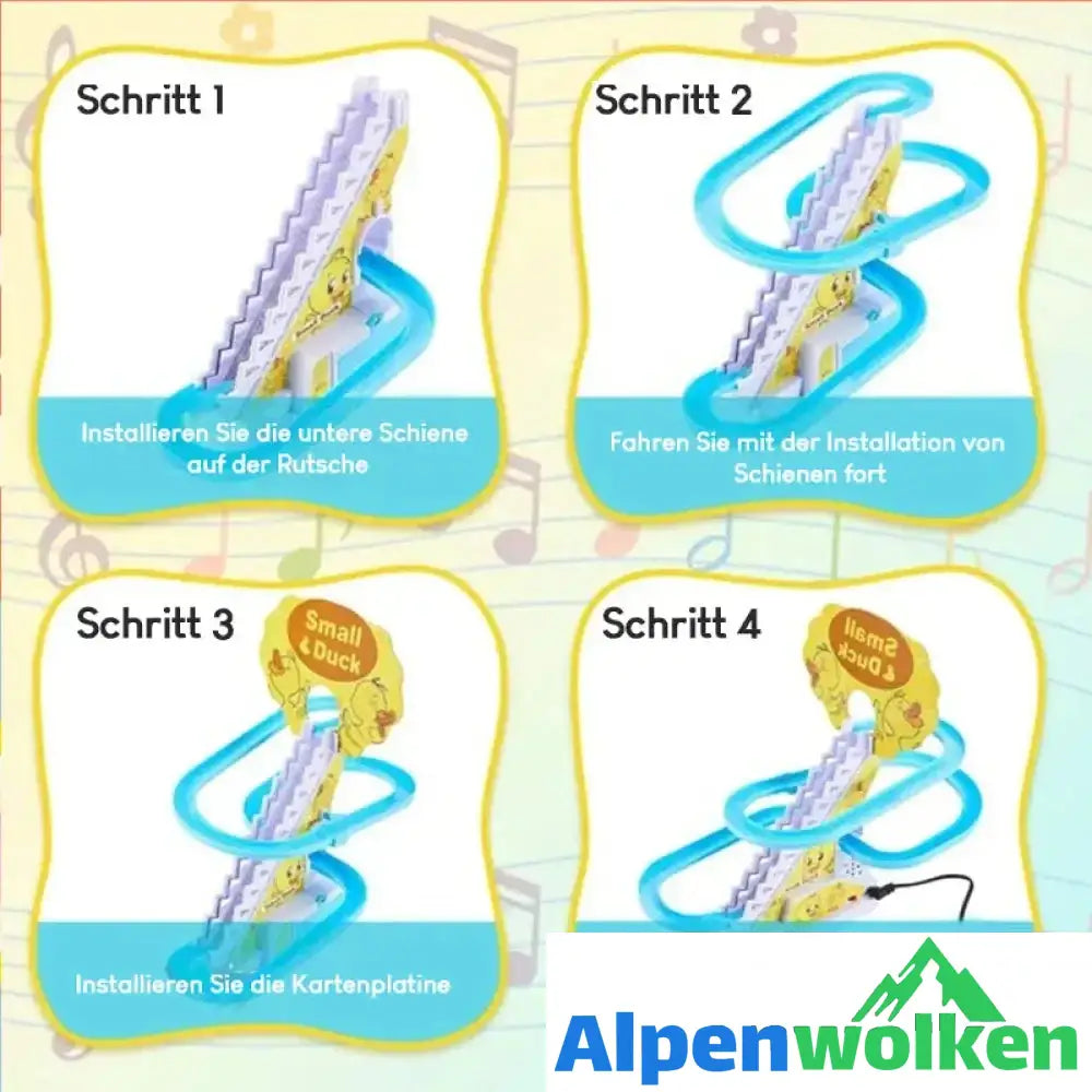 Alpenwolken - Elektrische Enten Slide Track mit Licht und Musik