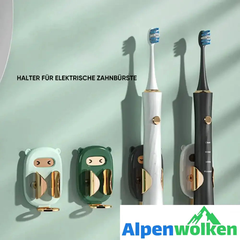 Alpenwolken - Elektrische zahnbürstenhalter wandmontiertes lagerregal