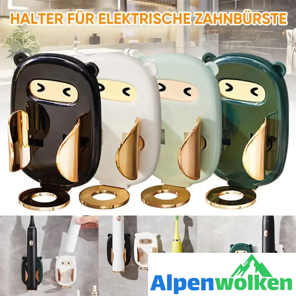 Alpenwolken - Elektrische zahnbürstenhalter wandmontiertes lagerregal