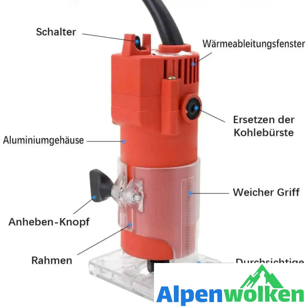 Alpenwolken - Elektrischer Holzschneider, Holzbearbeitungsmaschine