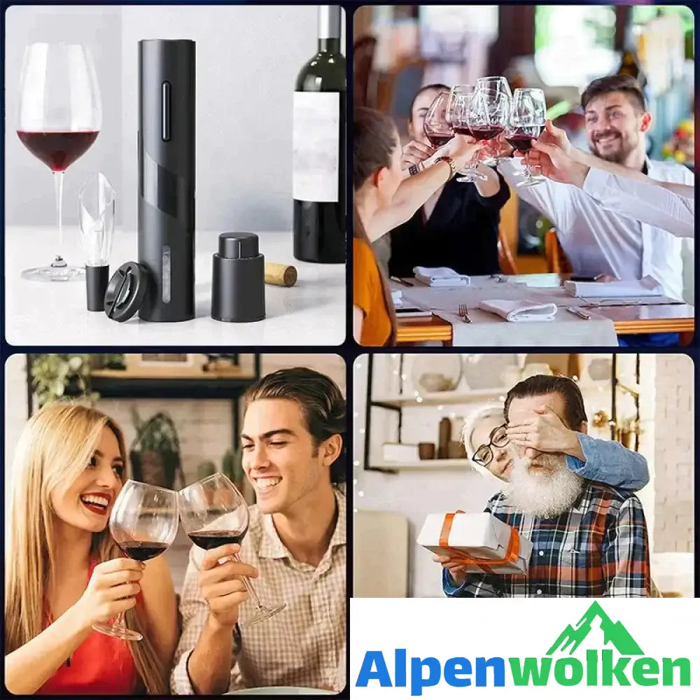 Alpenwolken - Elektrischer Korkenzieher für Rotwein