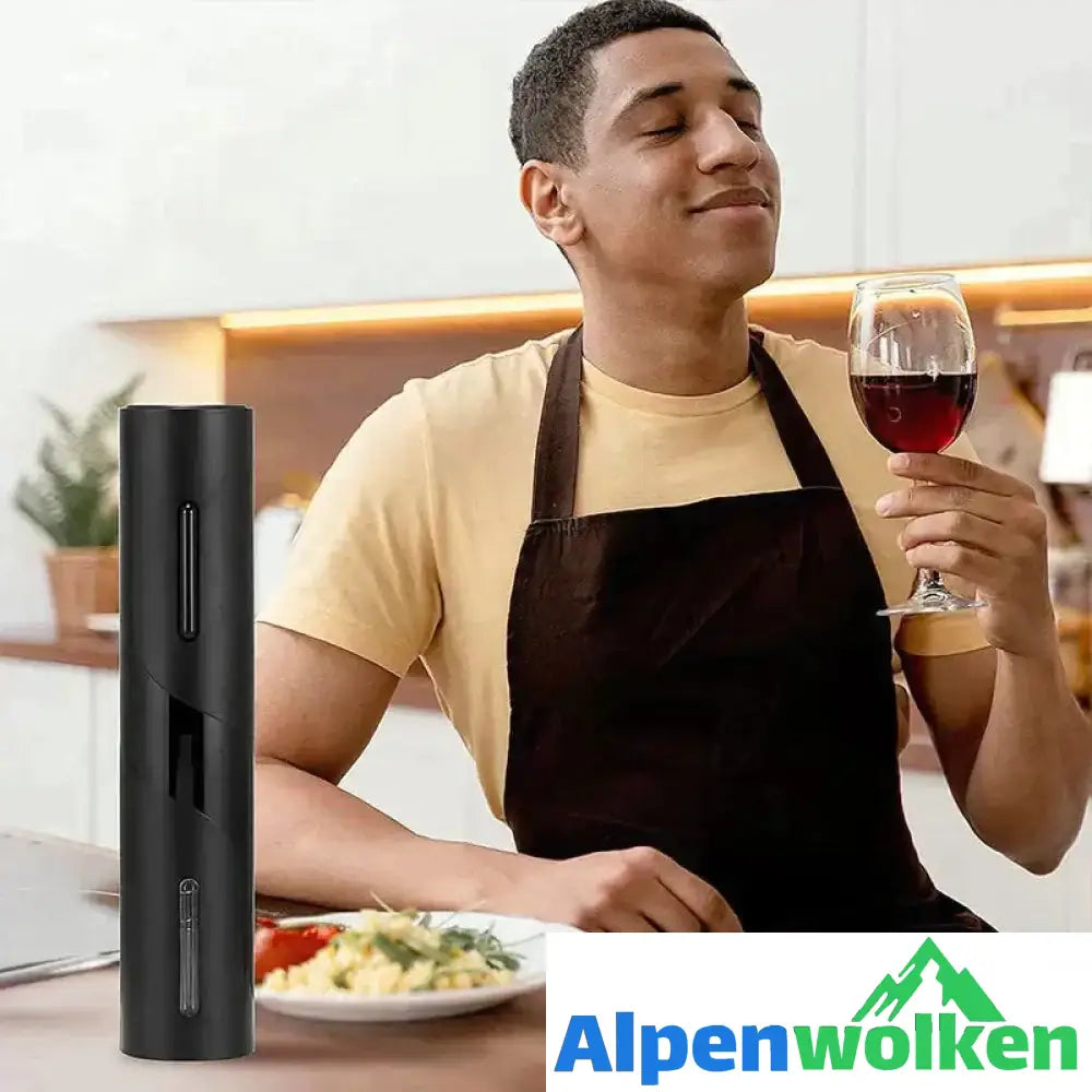 Alpenwolken - Elektrischer Korkenzieher für Rotwein Einzelner Korkenzieher