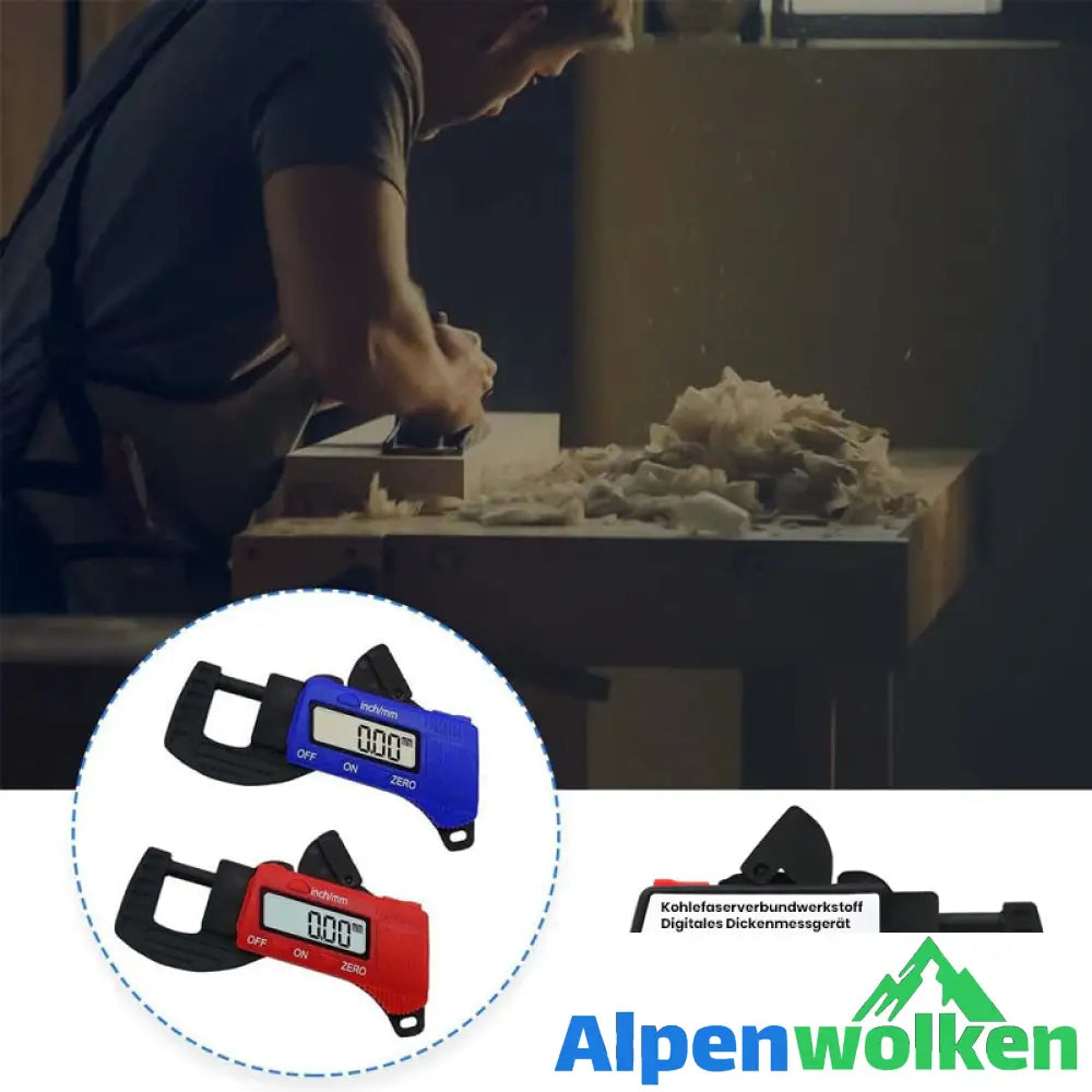 Alpenwolken - Elektronisches digitales Dickenmessgerät