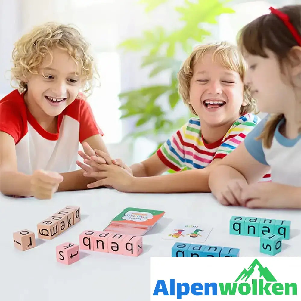 Alpenwolken - Englische Buchstaben Scrabble Spiel