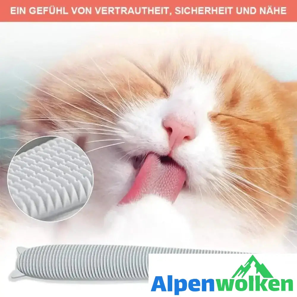 Alpenwolken - Entspannende Katzenzungen Massagebürste