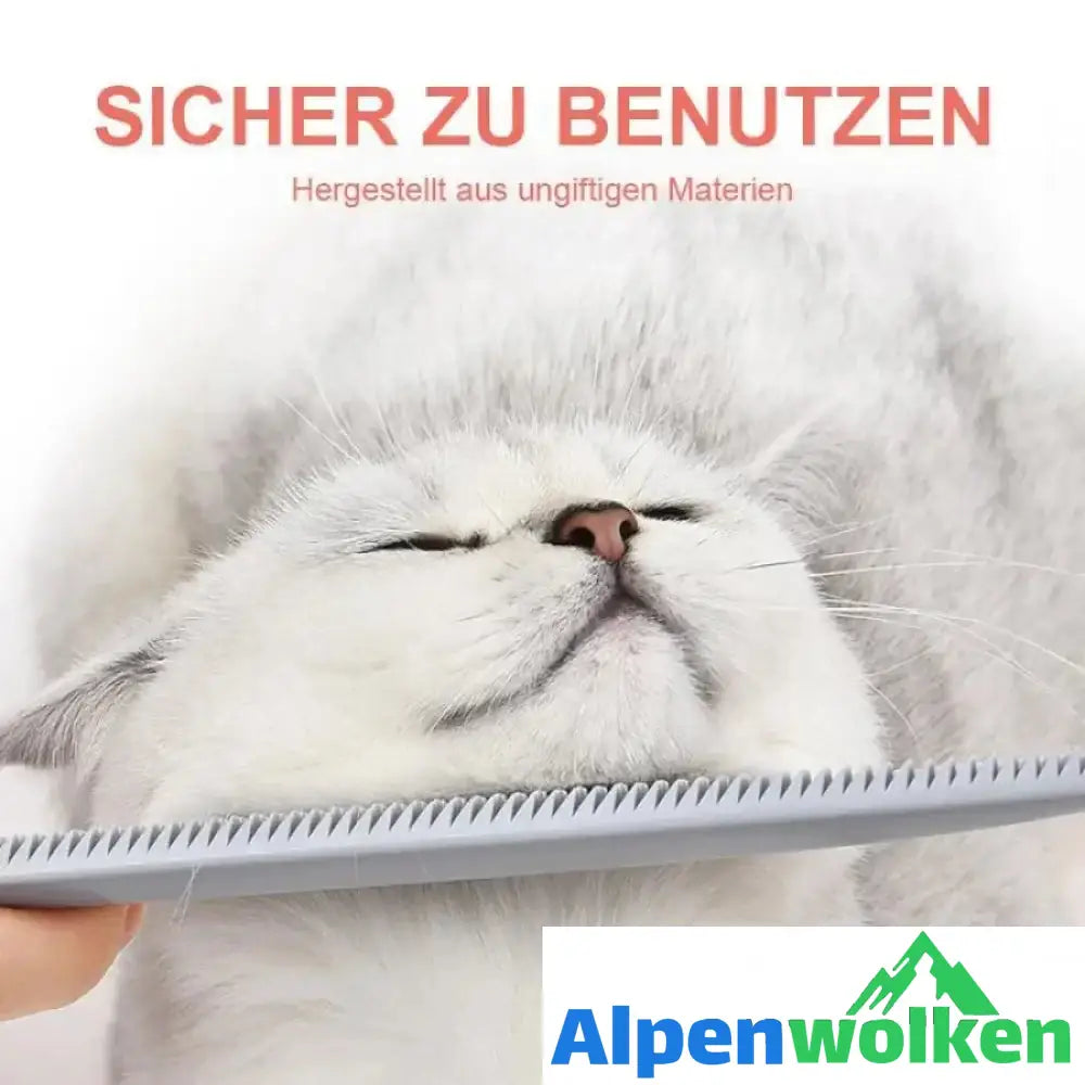 Alpenwolken - Entspannende Katzenzungen Massagebürste