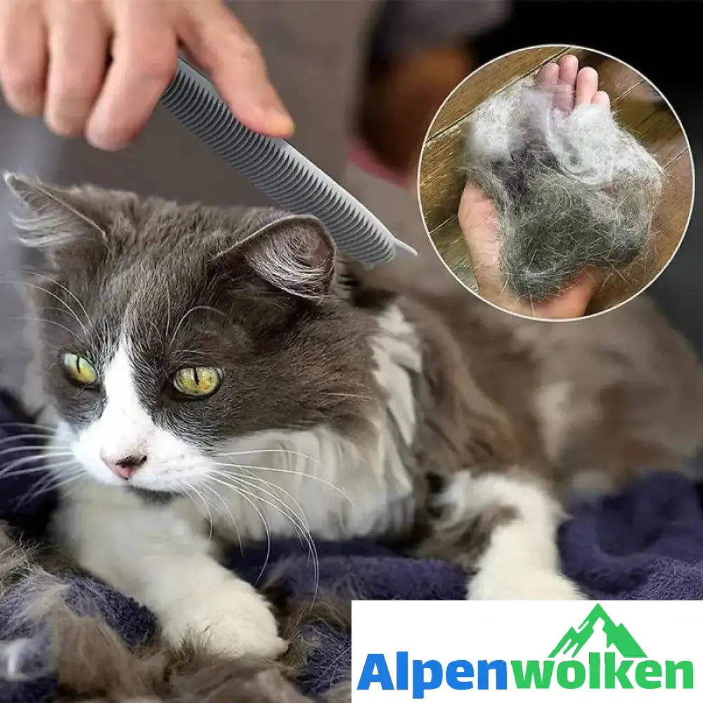 Alpenwolken - Entspannende Katzenzungen Massagebürste