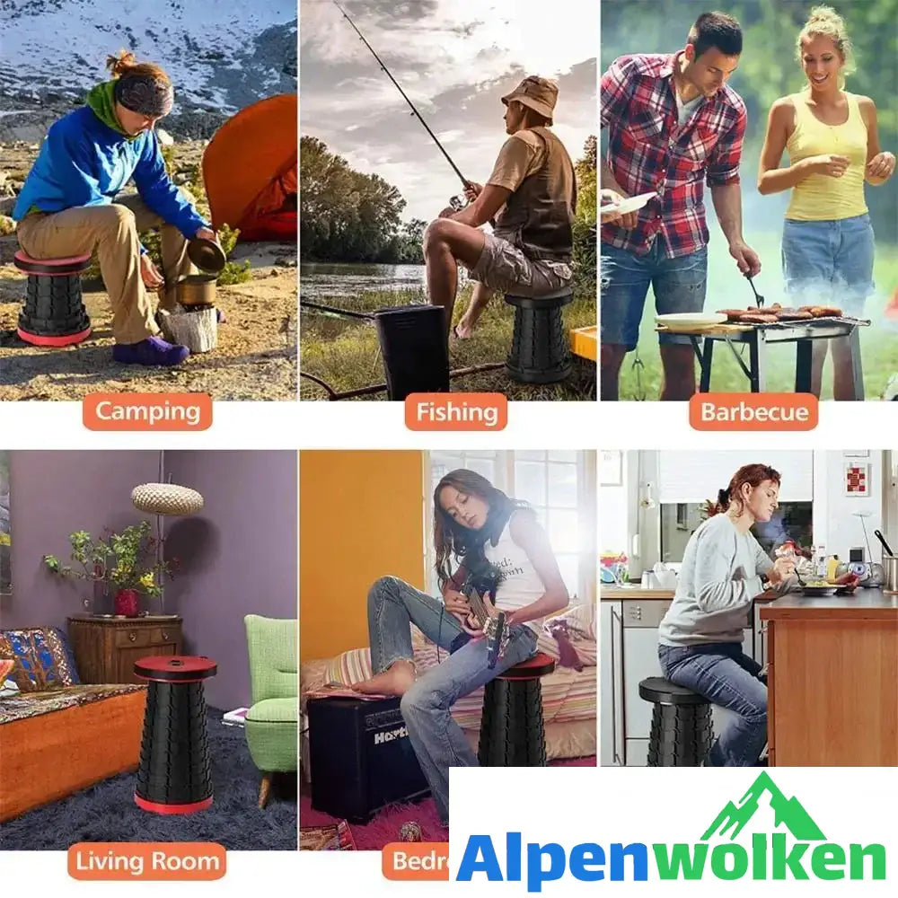 Alpenwolken - 🎁ERHALTEN SIE HEUTE 50 % RABATT🎉-Verbesserter einziehbarer Klapphocker