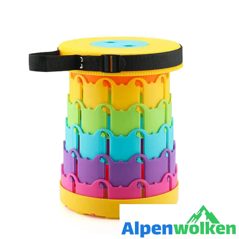 Alpenwolken - 🎁ERHALTEN SIE HEUTE 50 % RABATT🎉-Verbesserter einziehbarer Klapphocker REGENBOGEN GELB