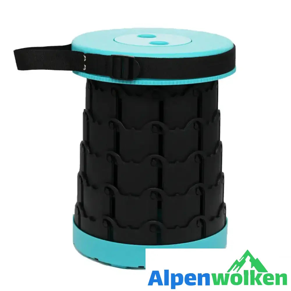 Alpenwolken - 🎁ERHALTEN SIE HEUTE 50 % RABATT🎉-Verbesserter einziehbarer Klapphocker SCHWARZ BLAU