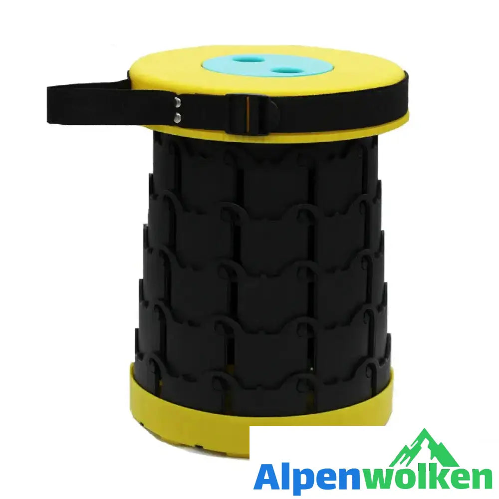 Alpenwolken - 🎁ERHALTEN SIE HEUTE 50 % RABATT🎉-Verbesserter einziehbarer Klapphocker SCHWARZ GELB