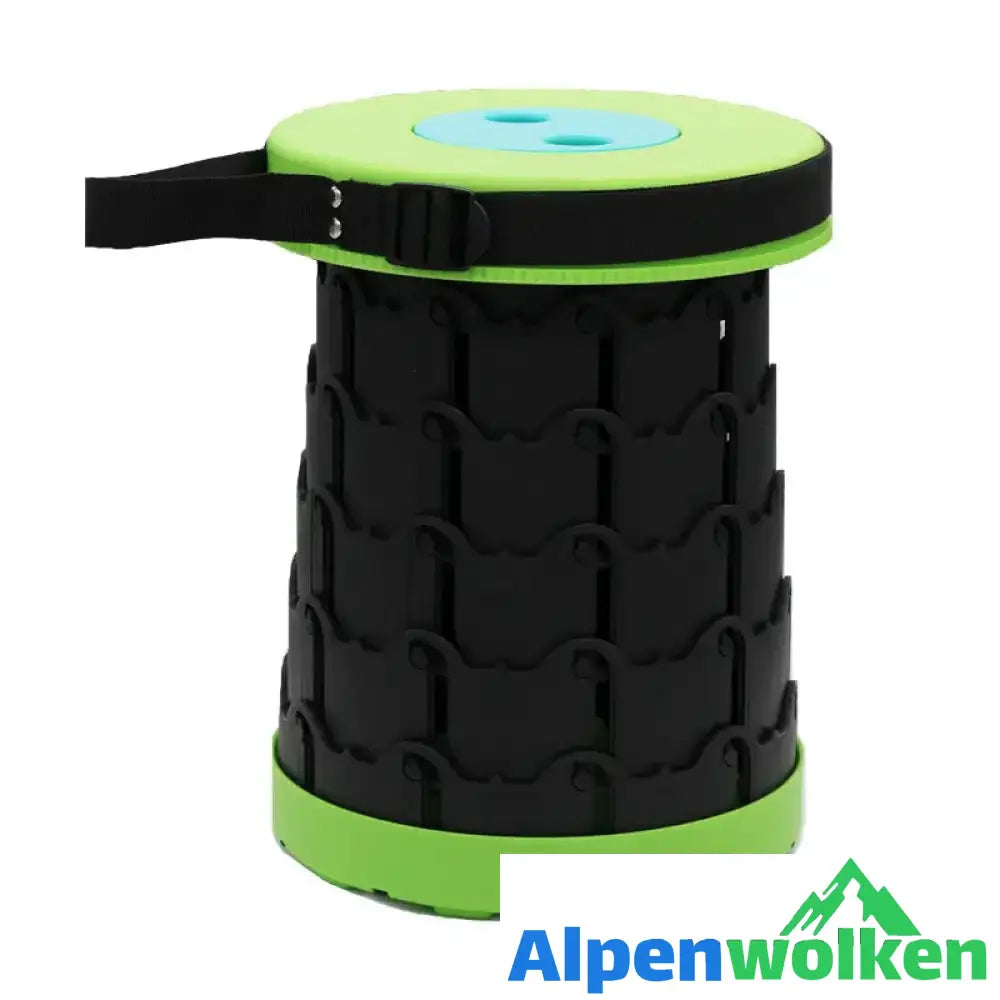 Alpenwolken - 🎁ERHALTEN SIE HEUTE 50 % RABATT🎉-Verbesserter einziehbarer Klapphocker SCHWARZ GRÜN