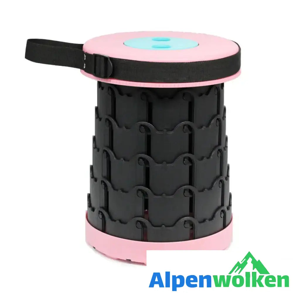 Alpenwolken - 🎁ERHALTEN SIE HEUTE 50 % RABATT🎉-Verbesserter einziehbarer Klapphocker SCHWARZ ROSA