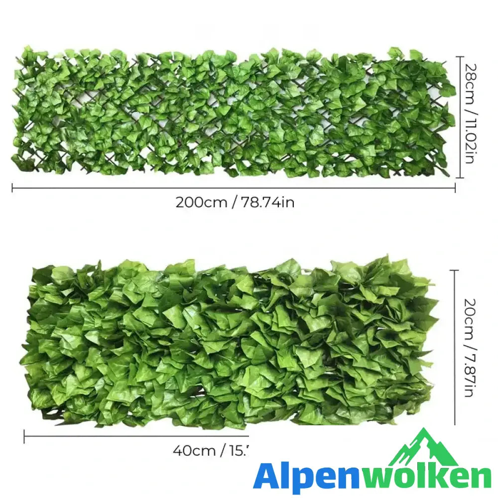 Alpenwolken - Erweiterbarer Faux-Sichtzaun