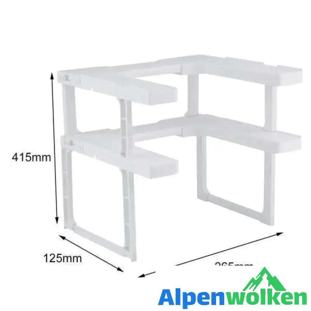 Alpenwolken - Erweiterbarer Spice Rack und Cabinet Organizer