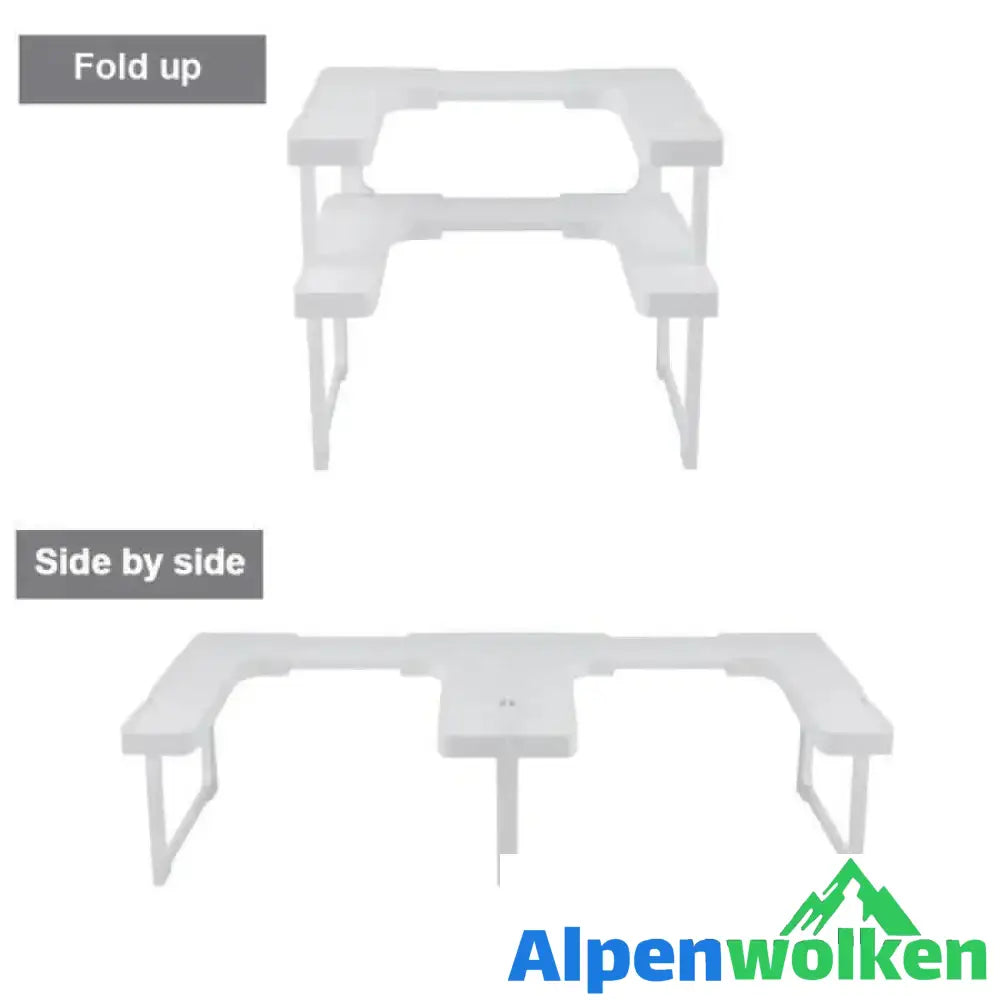 Alpenwolken - Erweiterbarer Spice Rack und Cabinet Organizer