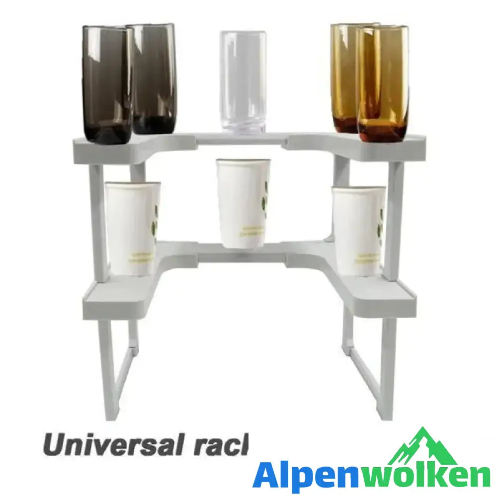 Alpenwolken - Erweiterbarer Spice Rack und Cabinet Organizer