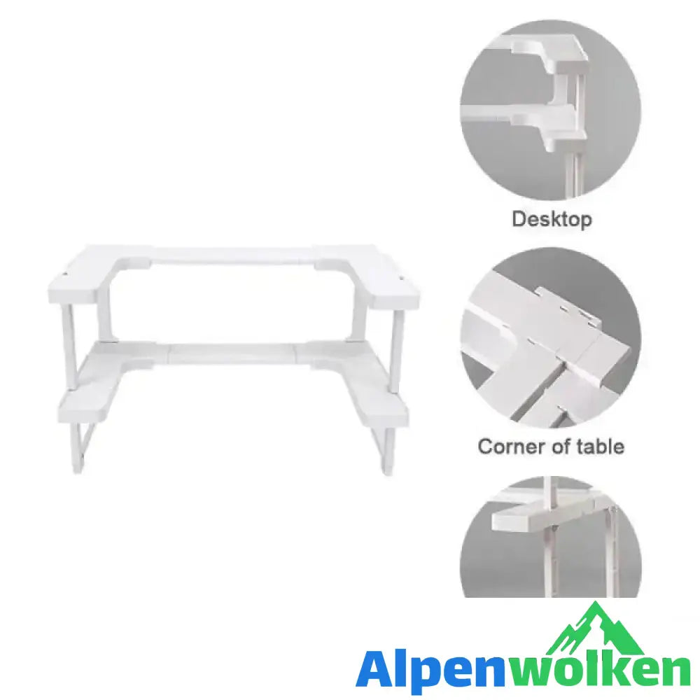 Alpenwolken - Erweiterbarer Spice Rack und Cabinet Organizer