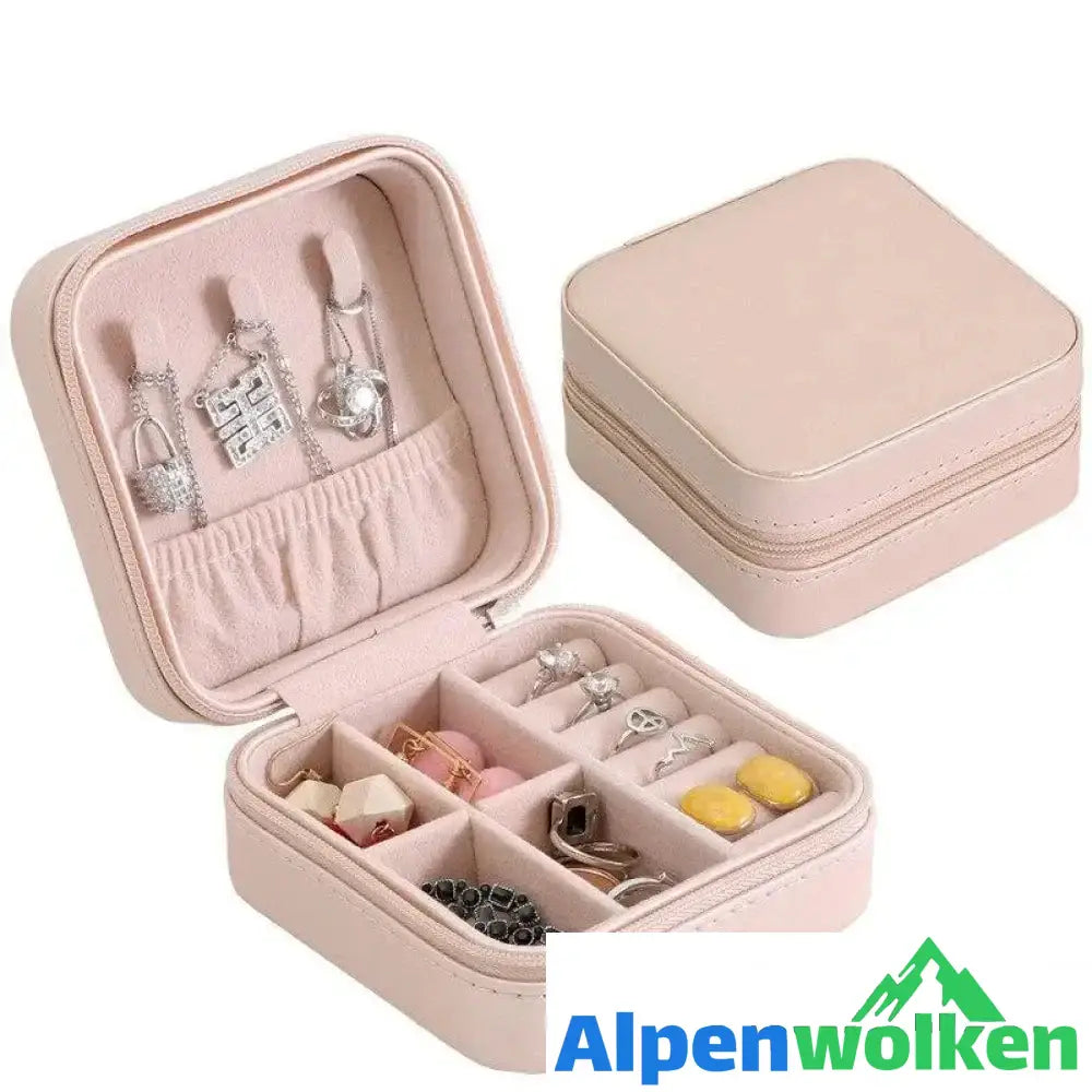 Alpenwolken - Exquisite Schmuck Aufbewahrungsbox Rosa