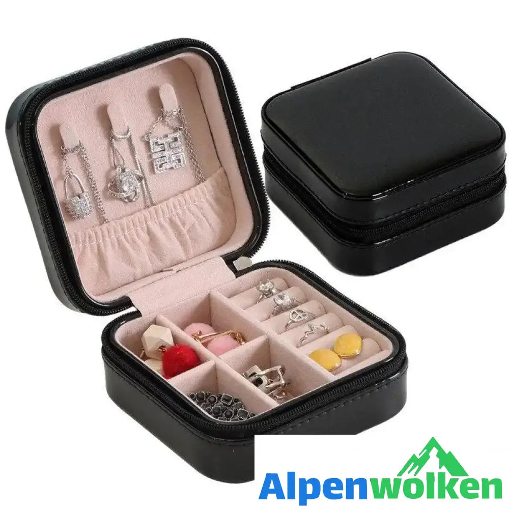 Alpenwolken - Exquisite Schmuck Aufbewahrungsbox Schwarz