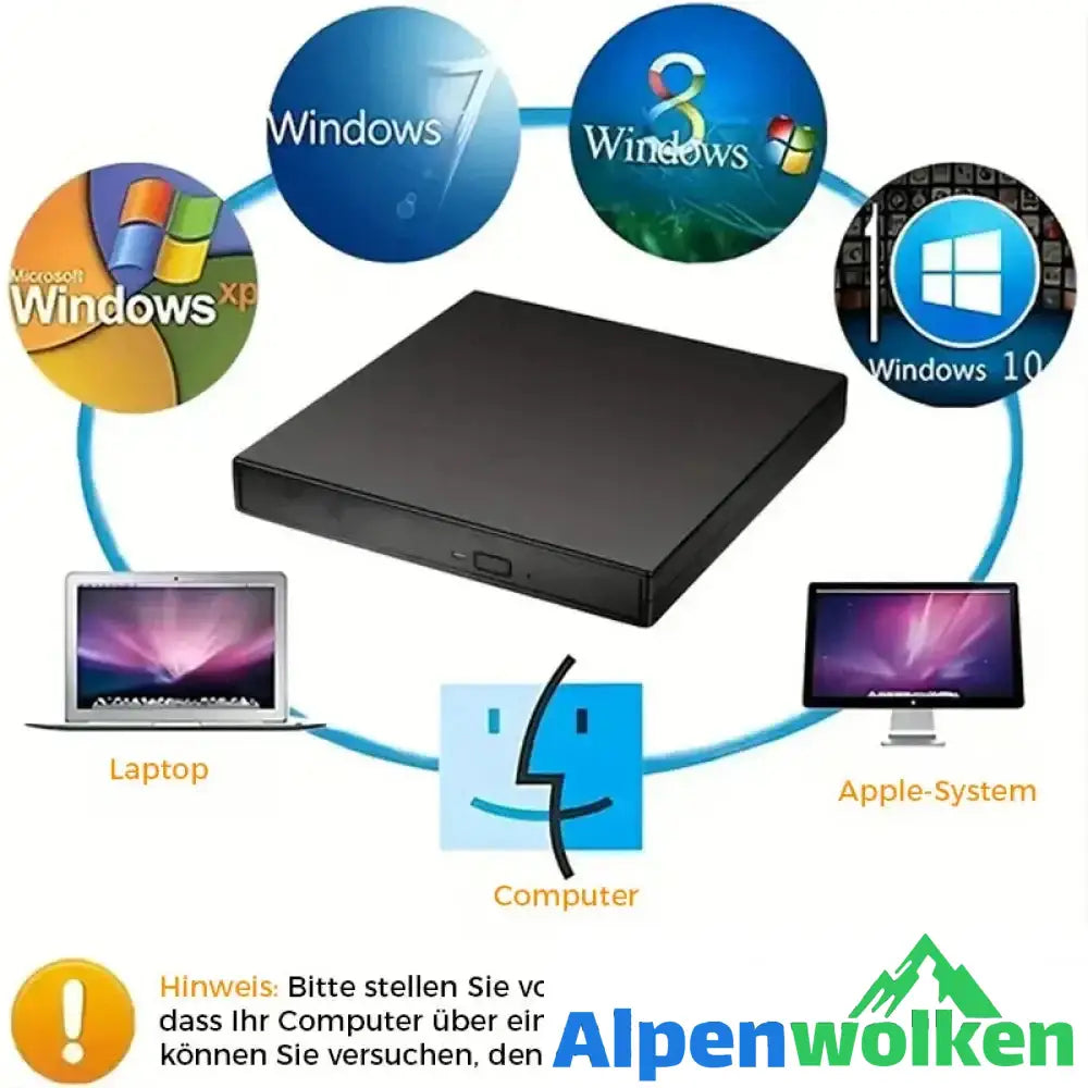 Alpenwolken - 😎Externes CD-DVD-Laufwerk😎