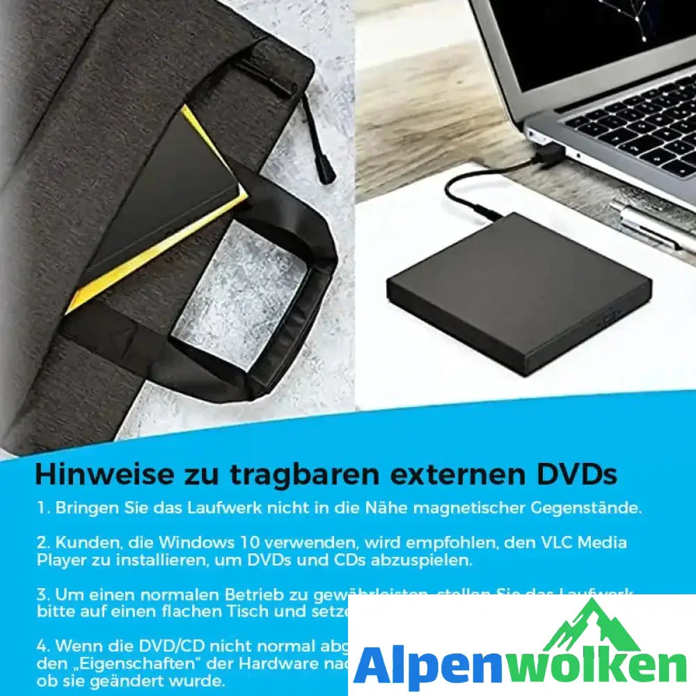 Alpenwolken - 😎Externes CD-DVD-Laufwerk😎