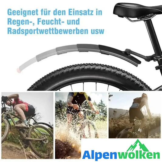 Alpenwolken - Fahrrad einziehbarer Kotflügel