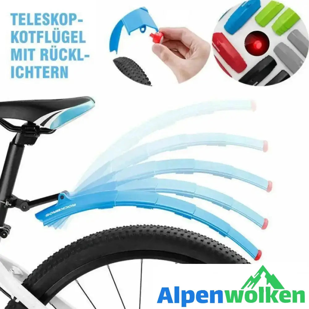 Alpenwolken - Fahrrad einziehbarer Kotflügel